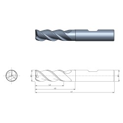 VHM AluSchaftfräser