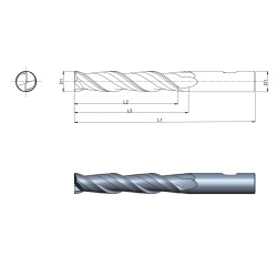 VHM Superschlichtfräser Überlang